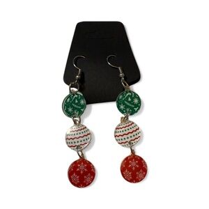 🎄 Festive Christmas Drop Earrings 🎄